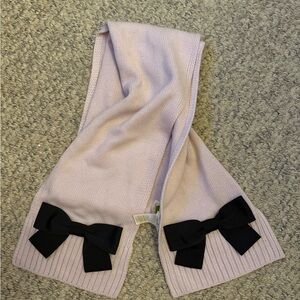 NWT Kate Spade Muffler with Grosgrain Bow Scarf